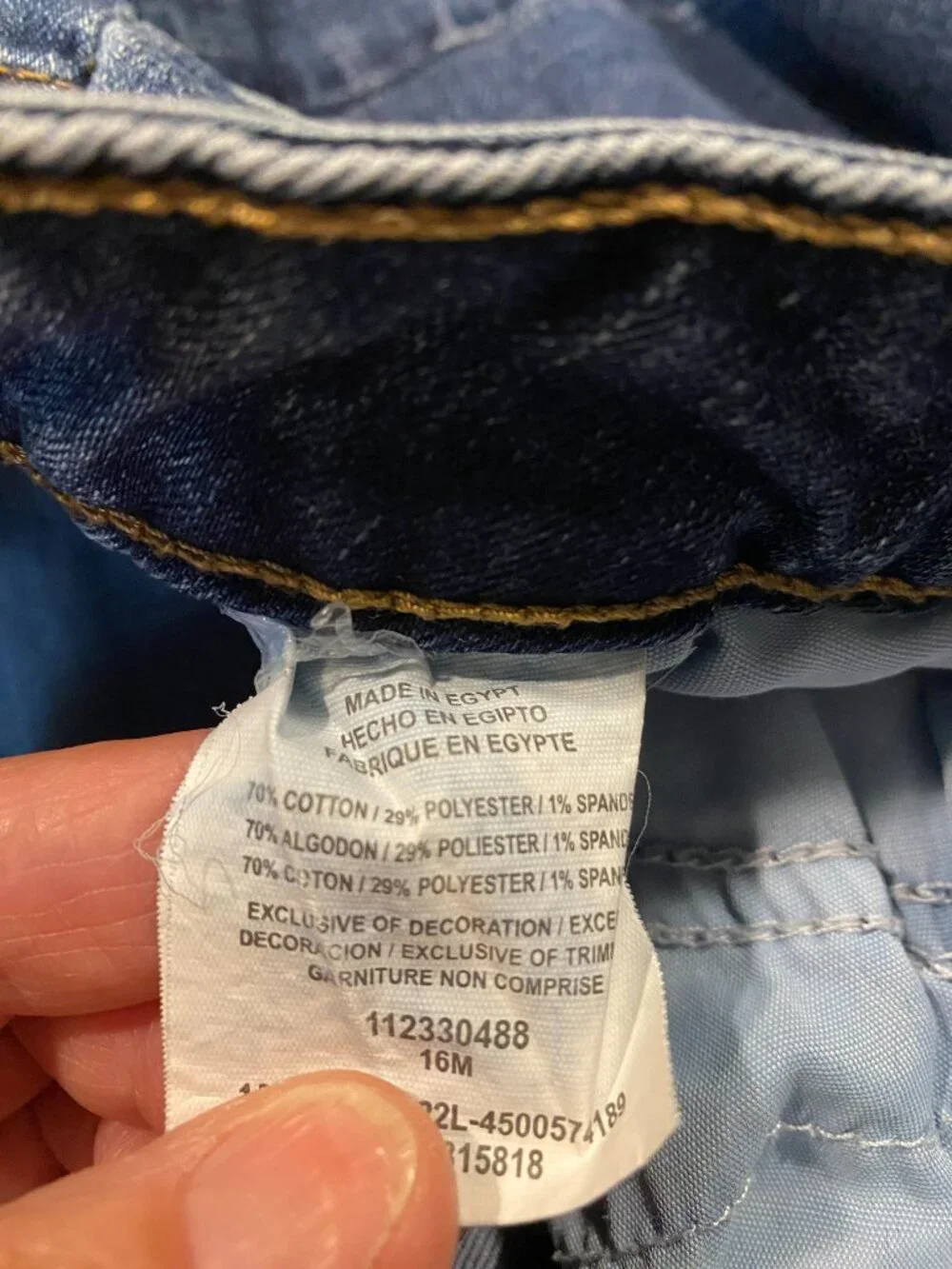 💙 Lee Denim Bermuda Shorts - Classic Fit with Raw Frayed Hem SIZE 16M